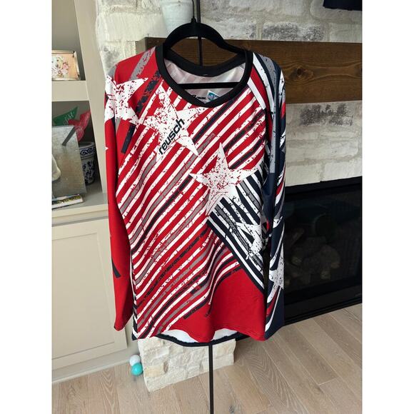 Reusch Men's Red Patriot II PROfit Long Sleeve GK Jersey Size XL - Picture 3 of 6